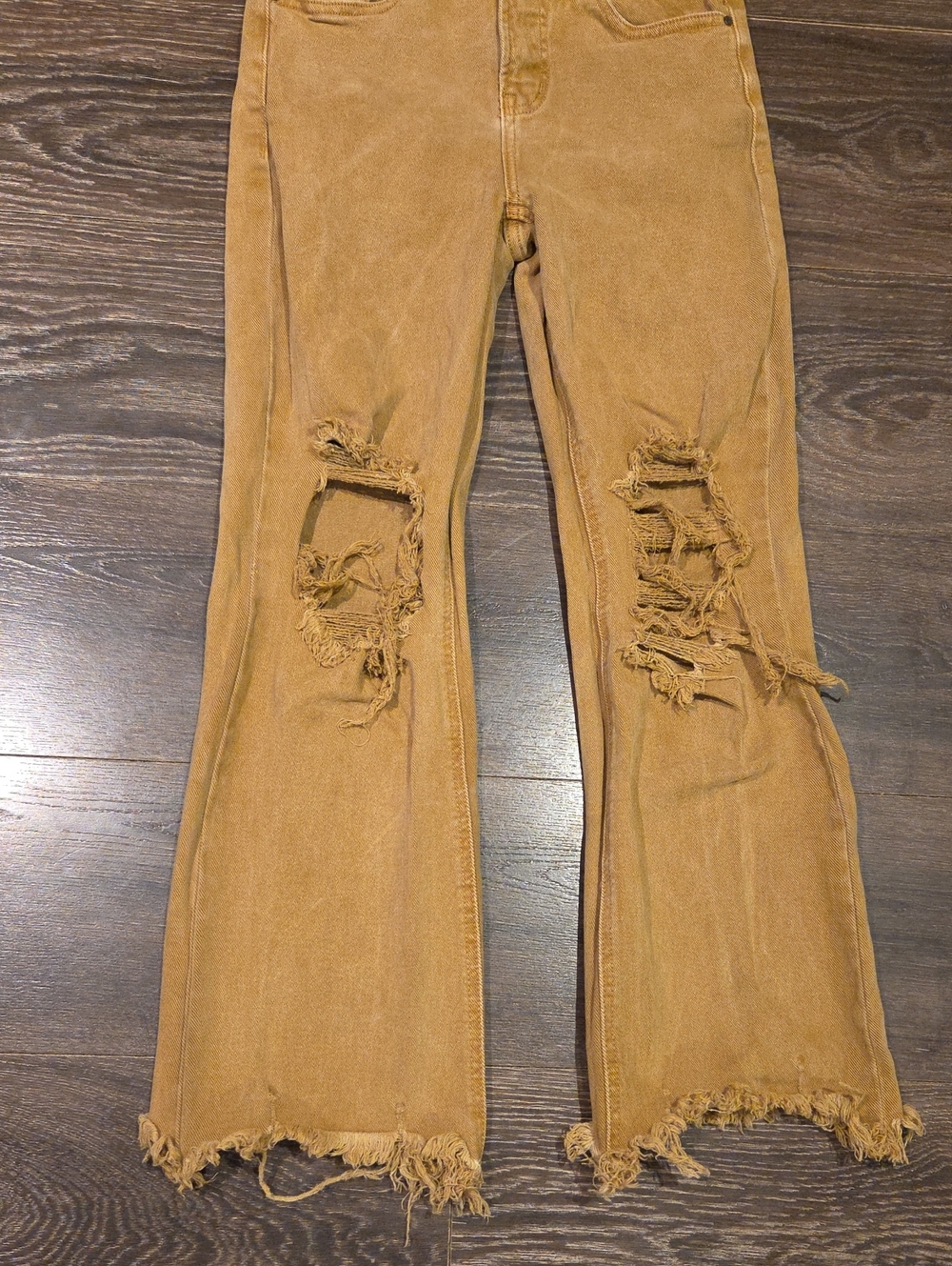 ❤️ RISEN HIGH RISE CROP FLARE JEANS, 2/3 (26) - Picture 4 of 8